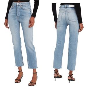 Levis Re/Done 70s High-Rise Stove Pipe Jeans Size 25